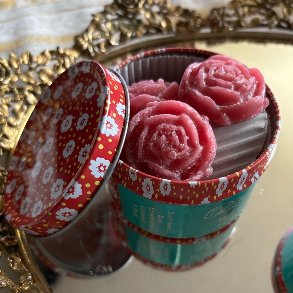 2 Cans NWT The Pioneer Woman 10 Wax Melts Rose & Geranium Fragrance Warm…